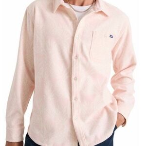 Chubbies Pink And White Thick Long Sleeve Button Down Shirt In XXL NWT